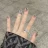 Bayuyun 24Pcs/Set Coffee Leopard French Fake Nails with Diamonds Japan Korean Artificial Acrylic Press on Nails Removable Stick on Nails