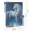 5D DIY Full Round Drill Diamond Painting Unicorn Kit Home Decor Art Craft30x40cm