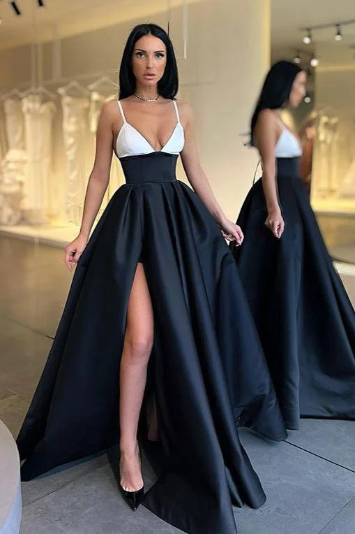 Long black and gold clearance prom dresses