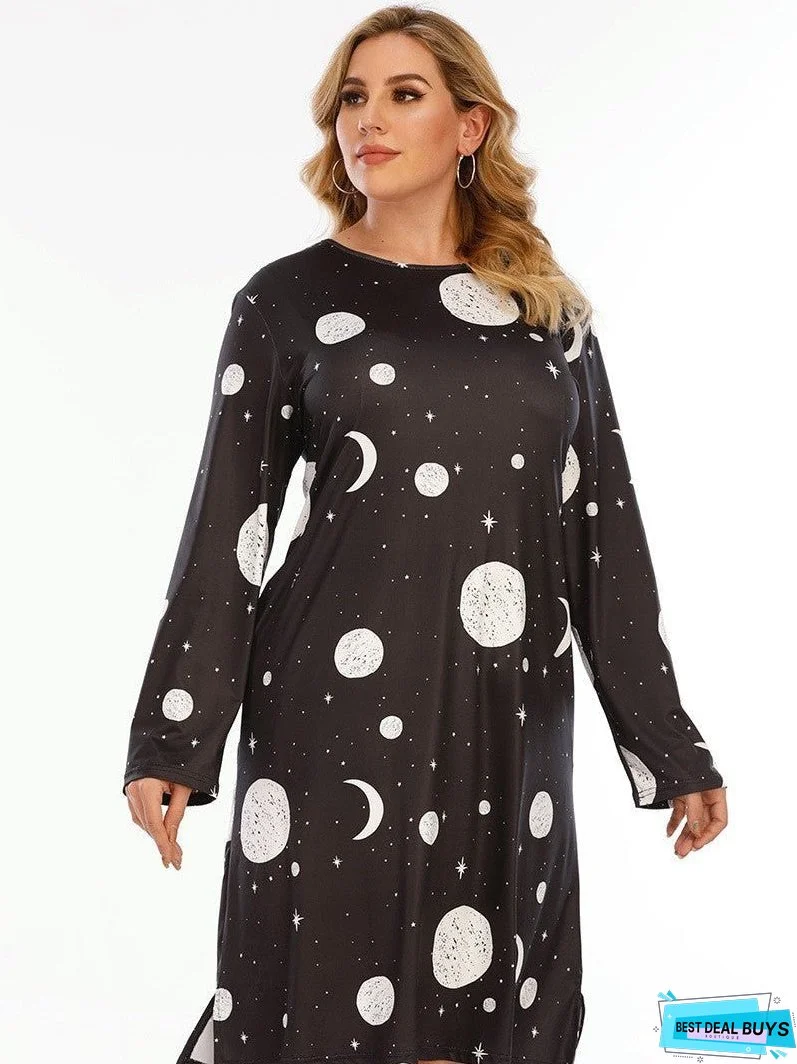 Casual Loose Pocket Plus ress