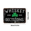 Whisky - Panneaux en &eacute;tain m&eacute;tallique(20*30cm/30*40cm)