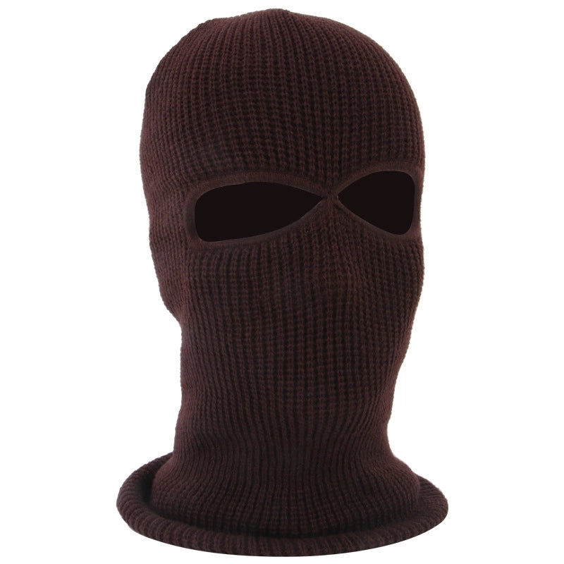 Cycling Mask Cold-proof Warm Headgear Outdoor Fleece Wool Hat Winter Sports Headgear Ski