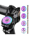 Titanium Headset Stem Top Cap with Bolt M6 MTB Headset Top Cap Bike Parts
