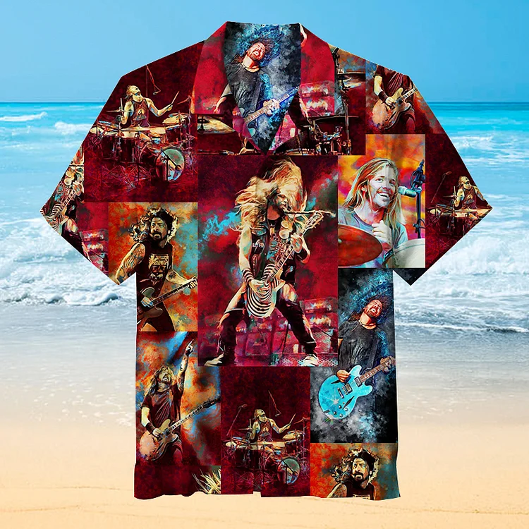 Foo Fighters | Unisex Hawaiian Shirt