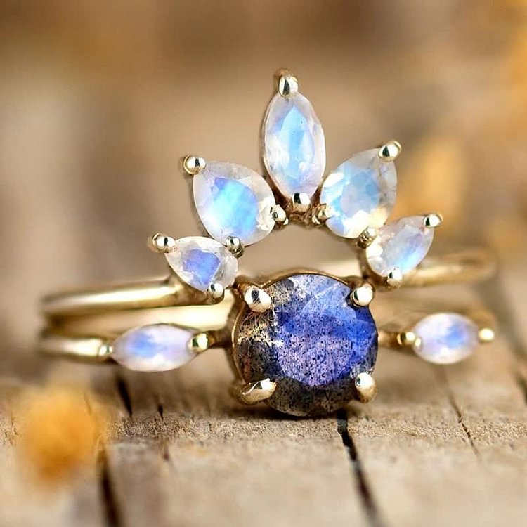 Lapis Lazuli 2 -Piece Ring