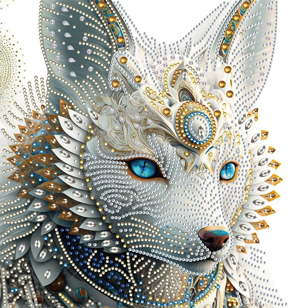 Diamond Painting - Partial Special Shaped Drill - Wolf(30*30cm)