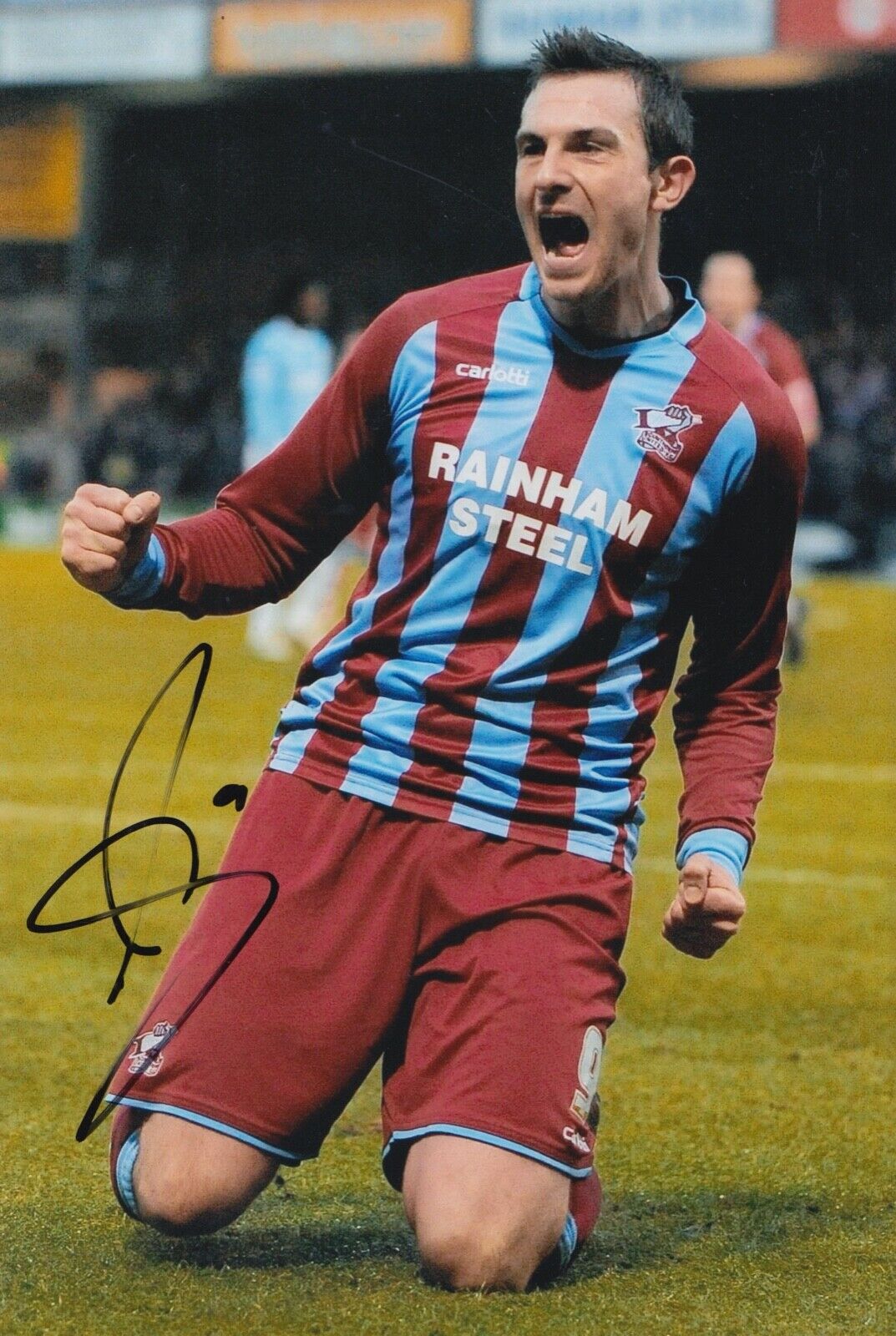 Paul Hayes Hand Signed 12x8 Photo Poster painting - Scunthorpe United Football Autograph 4.