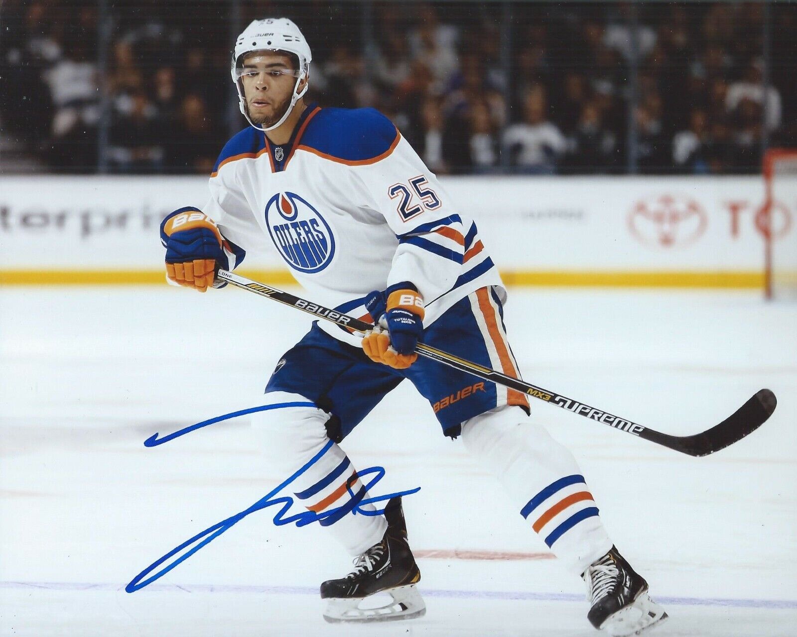 Darnell Nurse Signed 8x10 Photo Poster painting Edmonton Oilers Autographed COA