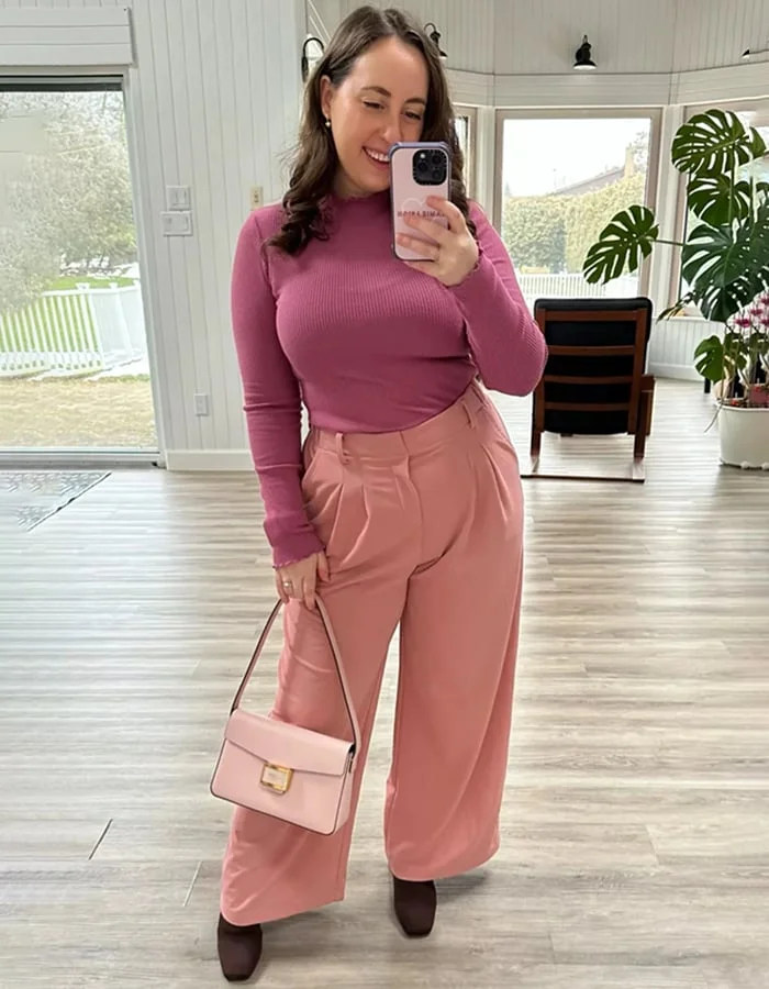 Tailored High Waist Waffle Pants(Buy 2 Free Shipping)