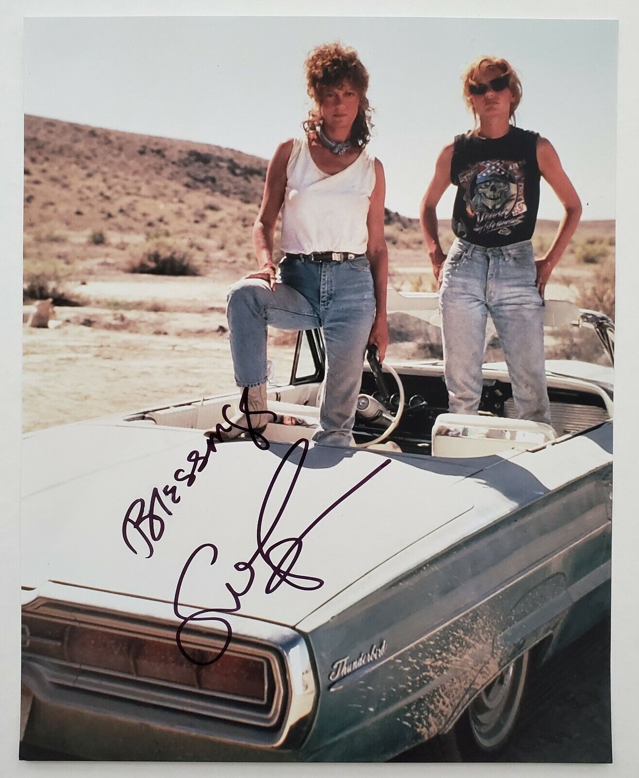 Susan Sarandon Signed Thelma & Louise 8x10 Photo Poster painting Rocky Horror Big Wedding RAD