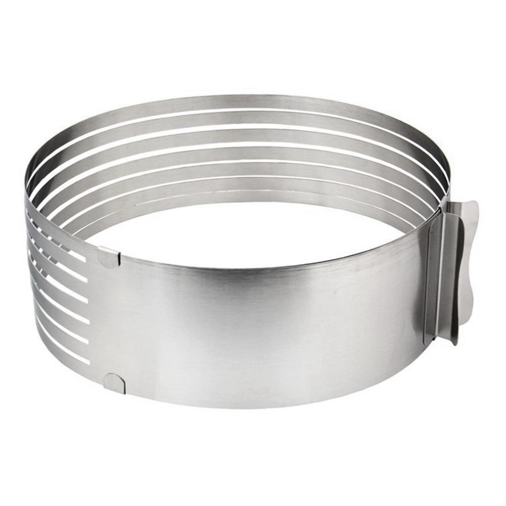 

Stainless Steel 15-20cm Adjustable Retractable Circular Ring Cake Mould, 501 Original