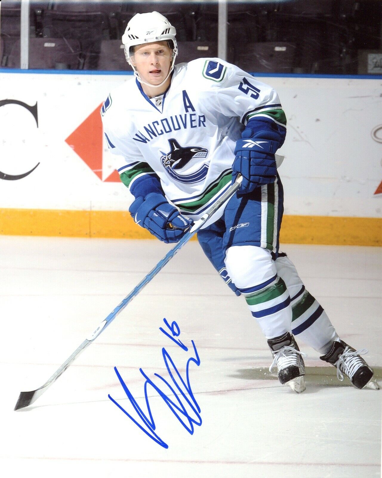 Kellan Tochkin Vancouver Canuks Everett Silvertips Autographed 8x10 Photo Poster painting CFS