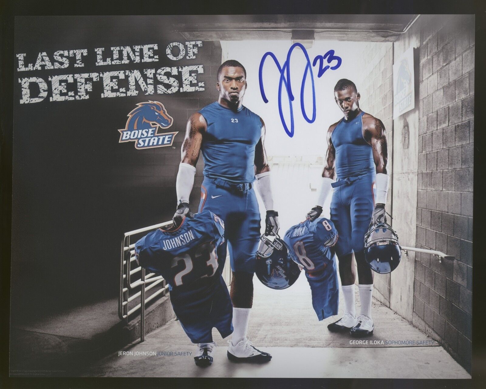 Jeron Johnson 8x10 Photo Poster painting Autographed SIgned AUTO Bosie State Broncos SPH 0518