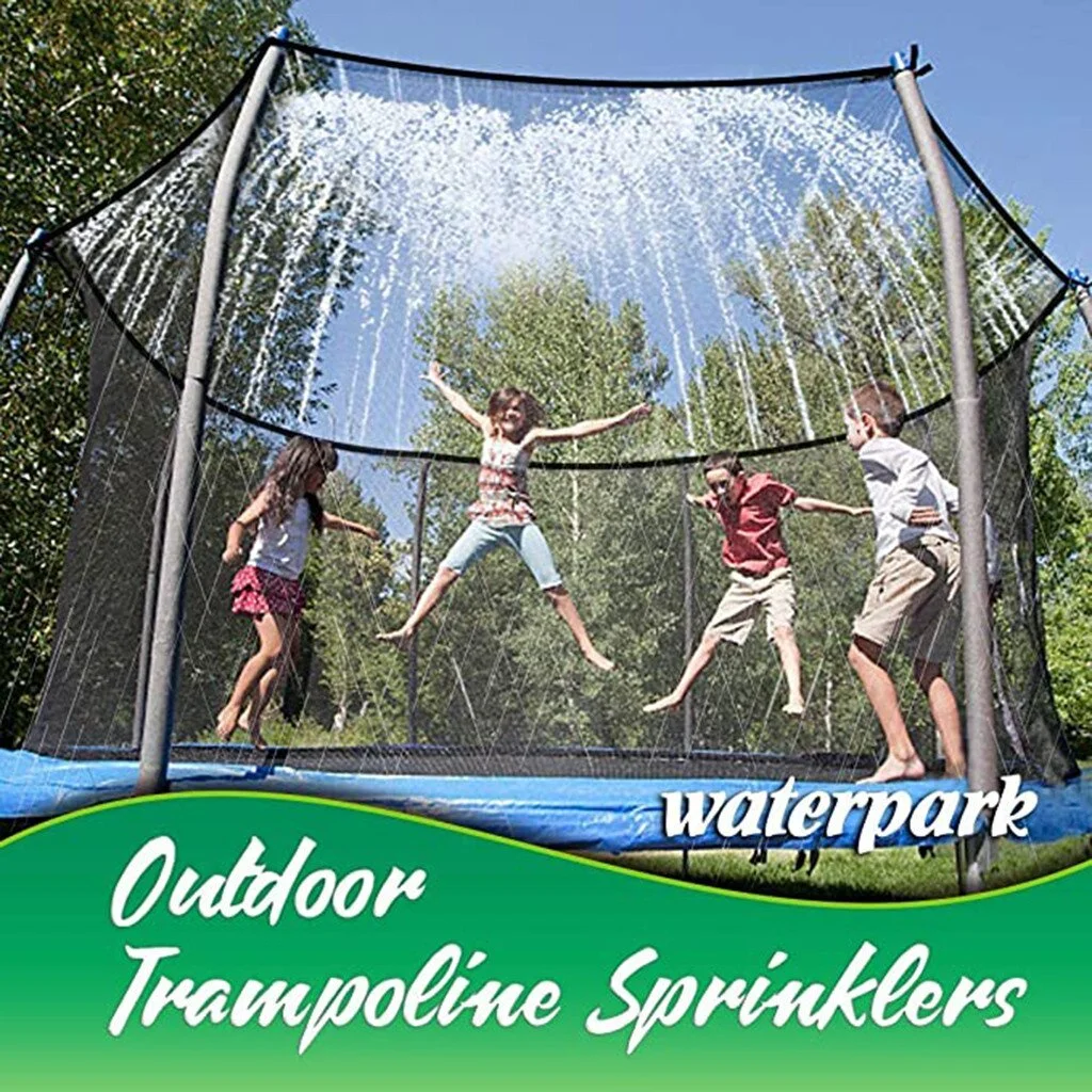 Trampoline Waterpark Sprinkler Best Outdoor Summer Toys For Kids Outside