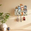 Wooden Cat Diamond Art Hanging Hook Rail Diamond Painting Art Craft Wall Hooks