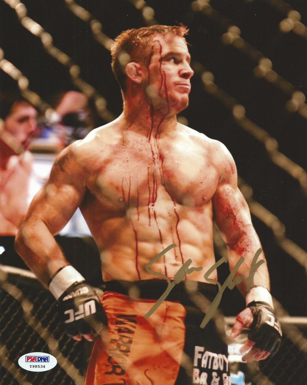 Sean Sherk Signed UFC 8x10 Photo Poster painting PSA/DNA COA Picture Autograph 56 64 73 84 90 98