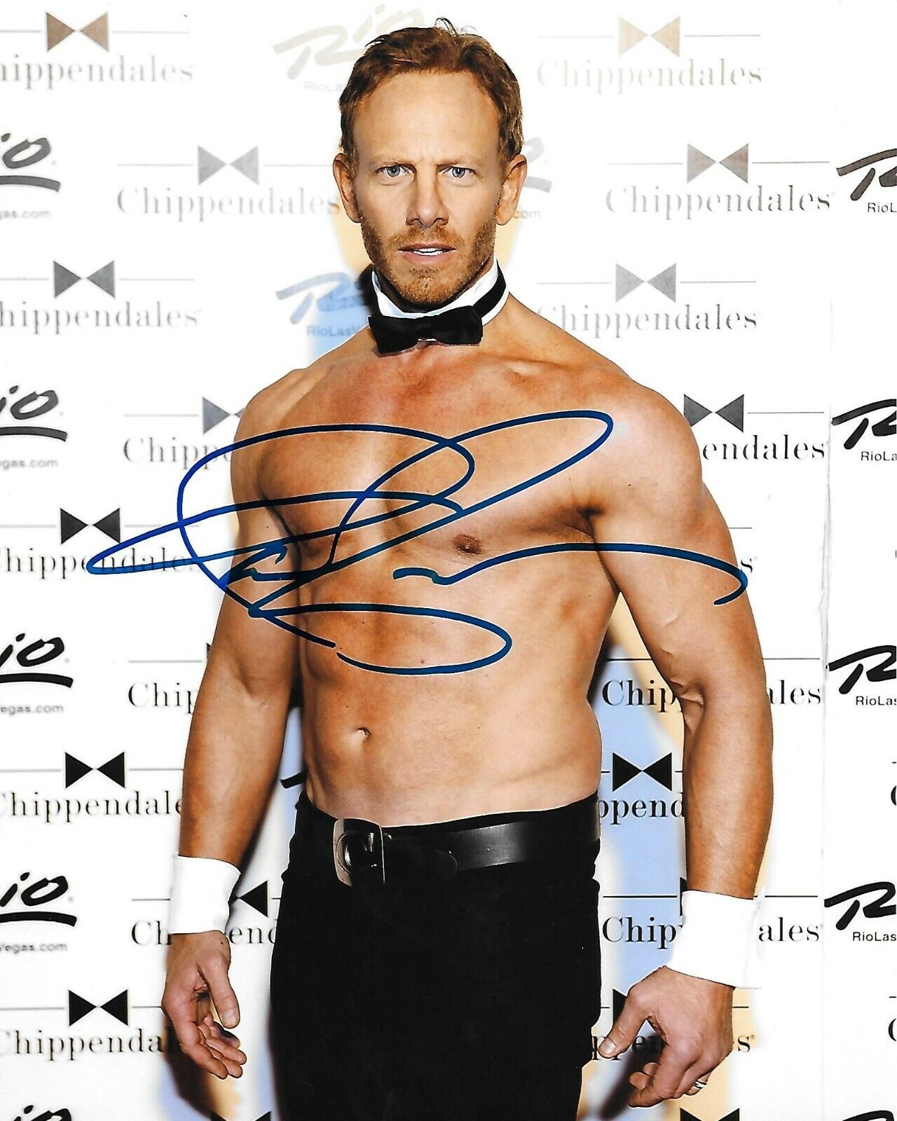 Ian Ziering Beverly Hills 90210 Original Autographed 8X10 Photo Poster painting #2