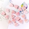 Lovely Painting Pink Flower Butterfly Beads DIY Jewelry Accessories