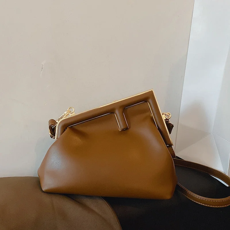 Vintage Mini Crossbody bag 2022 New High-quality PU Leather Women's Designer Handbag Luxury brand Shoulder Messenger Bag Purses