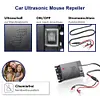 Car Ultrasound Mouse Repeller Circuit Protection Rodent Repeller Self-Check Mode
