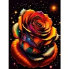 2Pcs/set Diamond Painting-5D Full Round Drill Glitter Rose(40*30 CM)