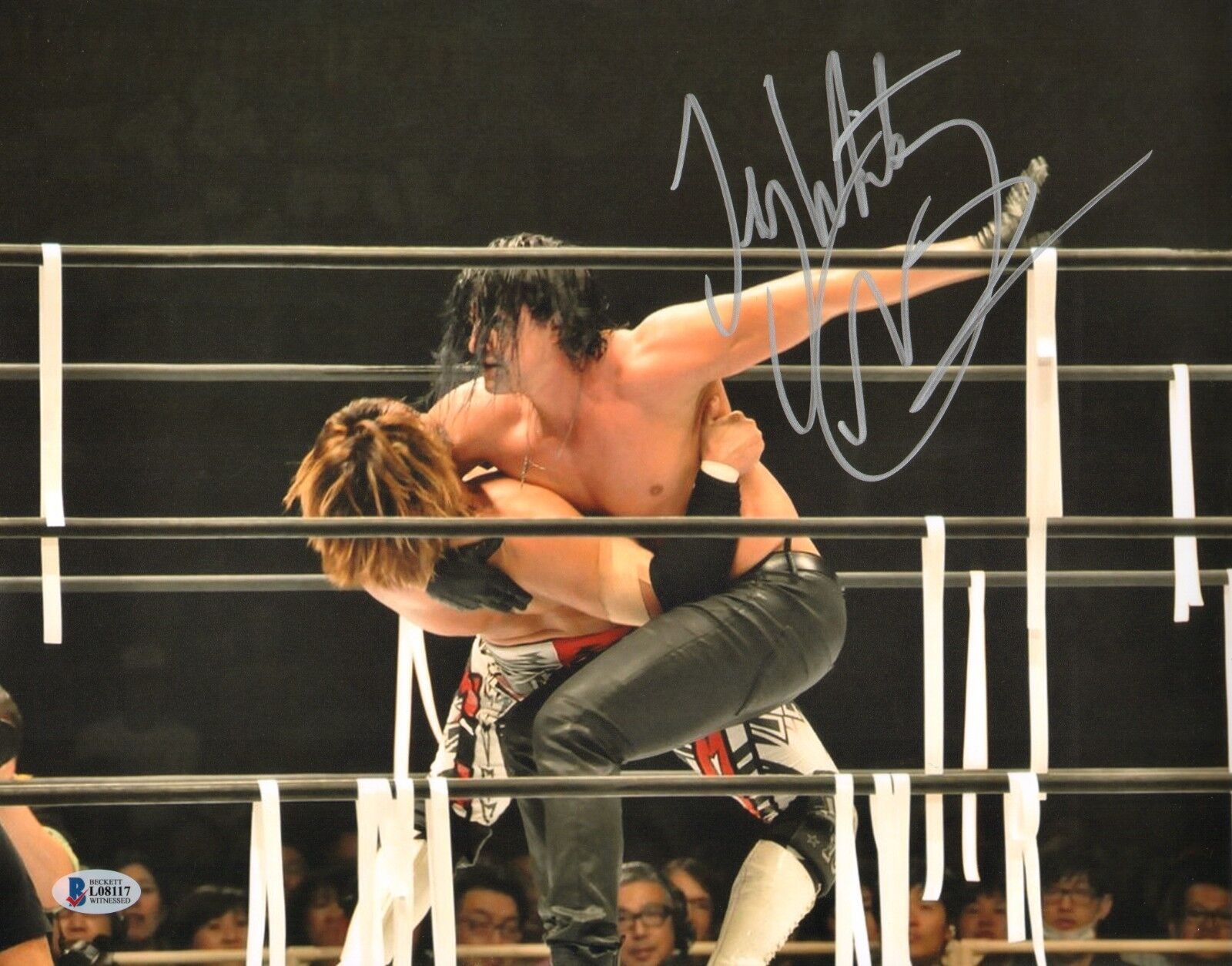 Jay White Signed 11x14 Photo Poster painting BAS COA New Japan Pro Wrestling Picture Autograph 9