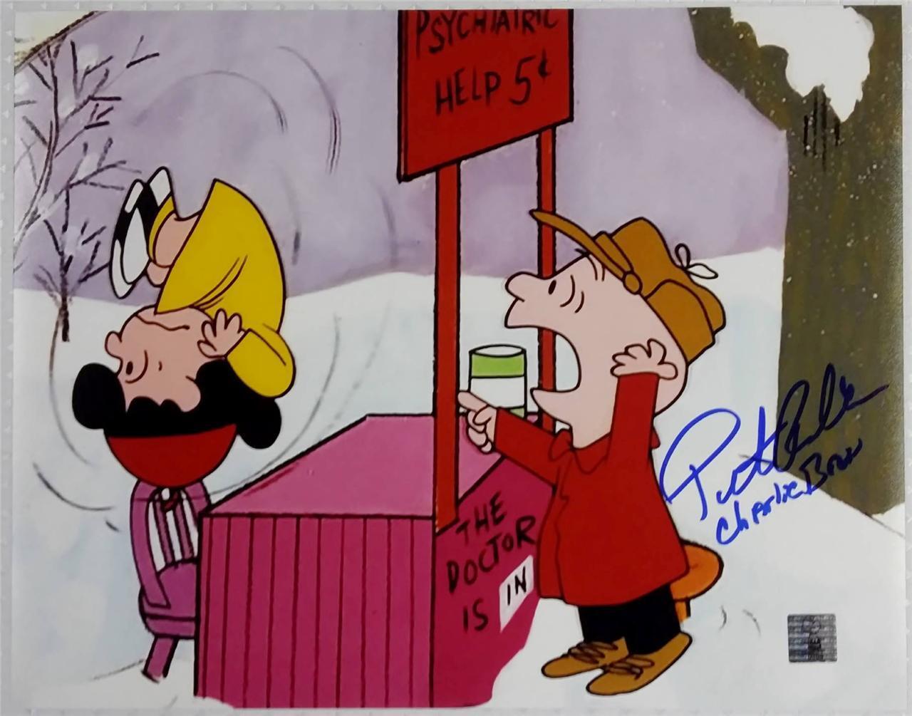 PETER ROBBINS Voice Of Charlie Brown PEANUTS Signed 11x14 Photo Poster painting ~ CB Hologram AE