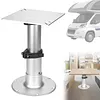 [US Local Warehouse] Pneumatic Table Leg Base Detachable 3-Level Adjustable Aluminum Alloy Table Base