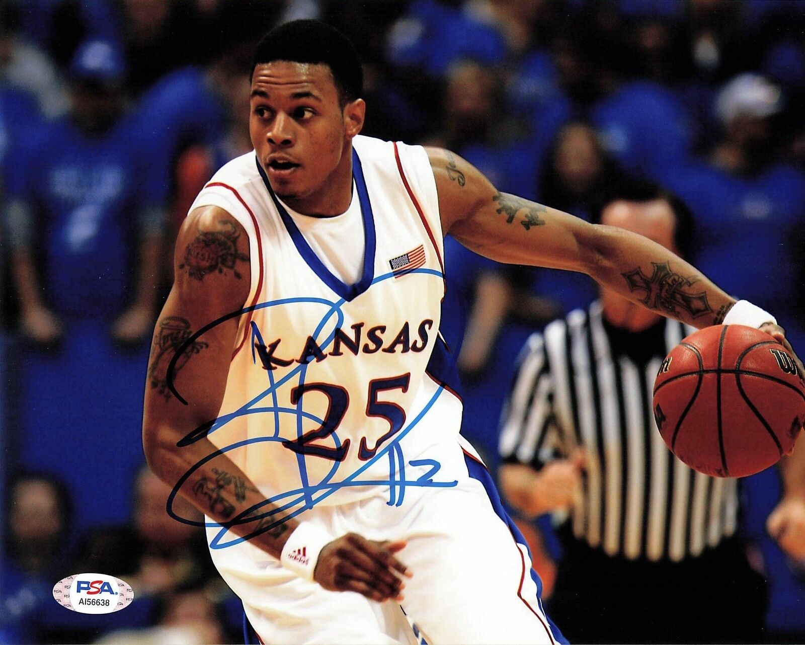 Brandon Rush signed 8x10 Photo Poster painting PSA/DNA Kansas Autographed