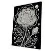 DIY Pearl Painting Rose for Home Wall Decor with Frame(30x40cm)