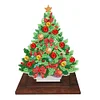 Diamond Painting Wooden Christmas Tree Desktop Ornaments for Xmas Table Office Home Decor
