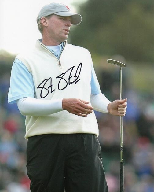 *STEVE STRICKER*SIGNED*AUTOGRAPHED*Photo Poster painting*GOLF*PGA*PGA TOUR*COA*8 X 10