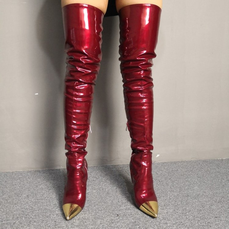 Fashion Slim Slim Leg Stretch Over-the-Knee Boots-PABIUYOU- Women's Fashion Leader