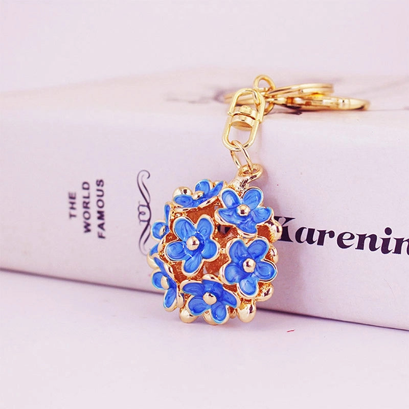 Cute Flower Alloy Women’s Keychain