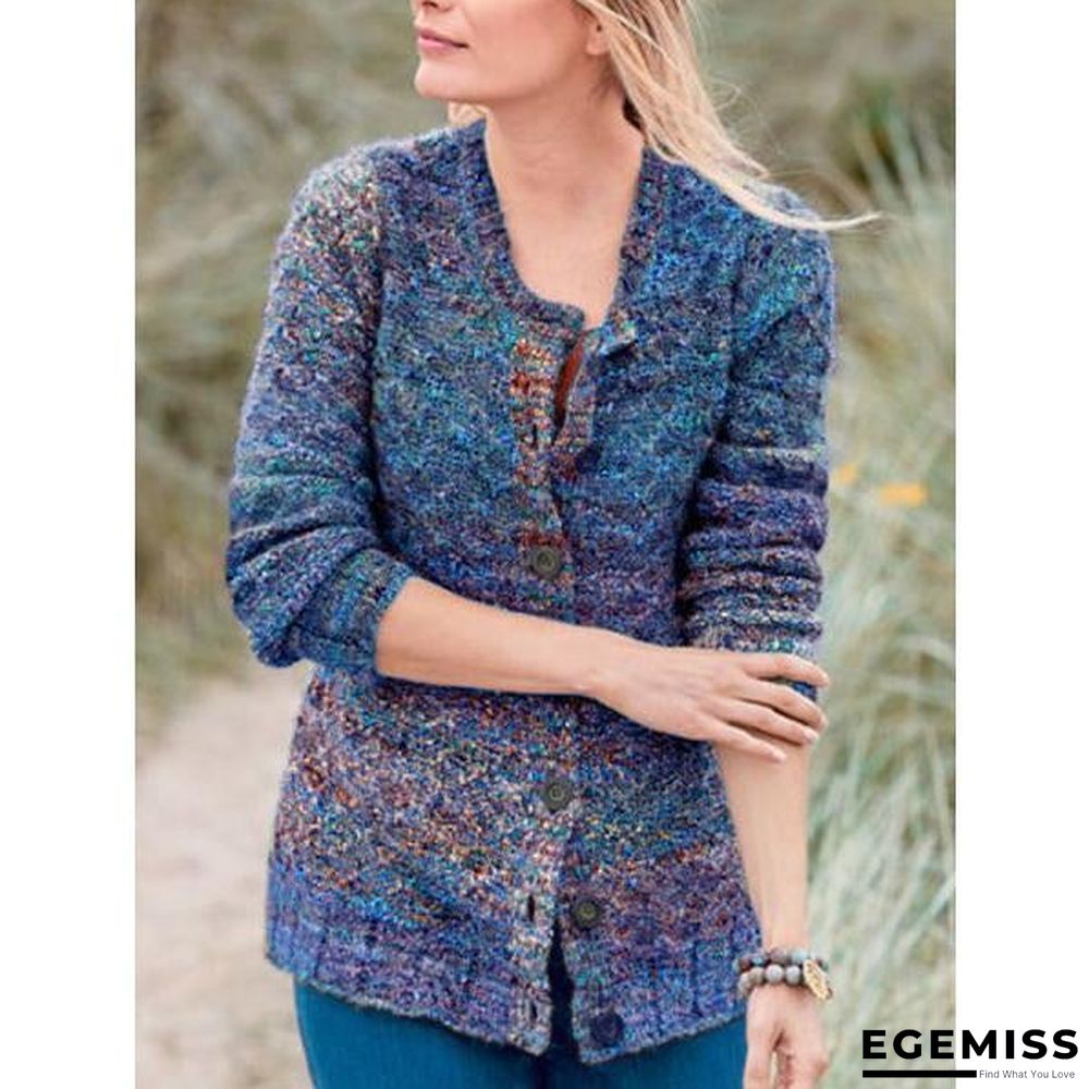 Casual Long Sleeve Buttoned Cardigan | EGEMISS