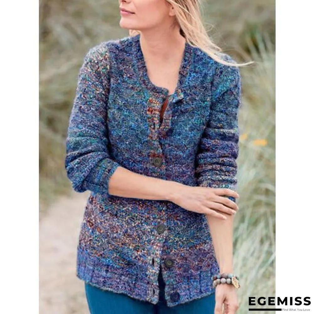 Casual Long Sleeve Buttoned Cardigan | EGEMISS