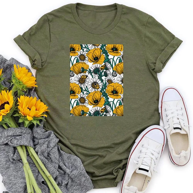 Botanical T-Shirt Tee - 01682-Annaletters