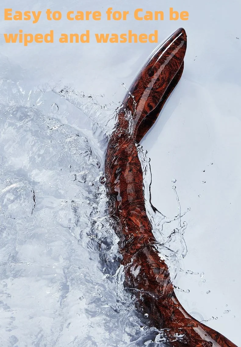 Car Peach Wood Steering Wheel Cover (2PCS)