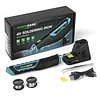 Cordless Soldering Iron Kit, Cordless Portable Soldering Iron Pen, Up to 842℉ Fast Heating, 2000mAh USB Rechargeable Soldering Iron Tool with LED for Electronic Repair, DIY