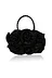 Satin Rosettes Pearl Handbag