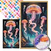 (40*70cm)Jellyfish - Round AB Drill Diamond Painting