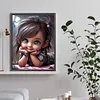 uk.everydayedeals Diamond Painting - Full Round - Sweet Cool Girl