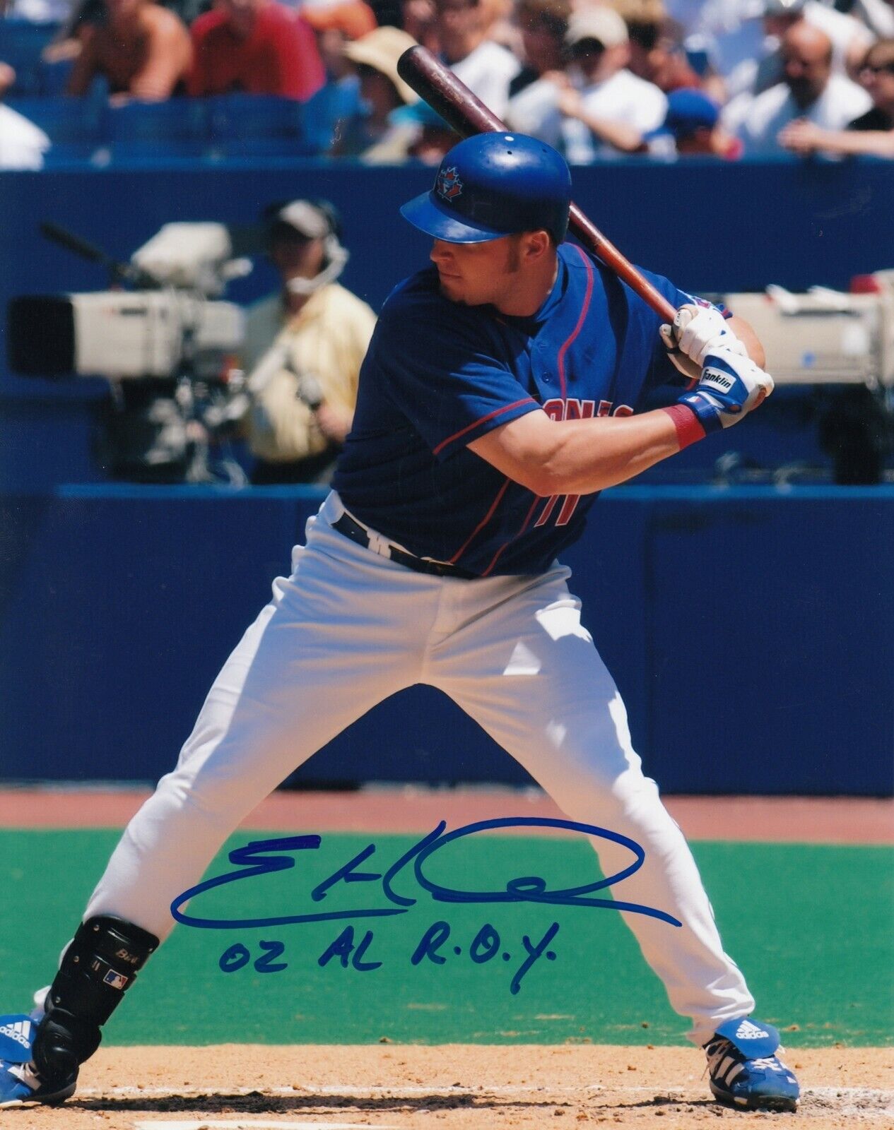 Eric Hinske #0 8x10 Signed w/ COA Toronto Blue Jays 031019