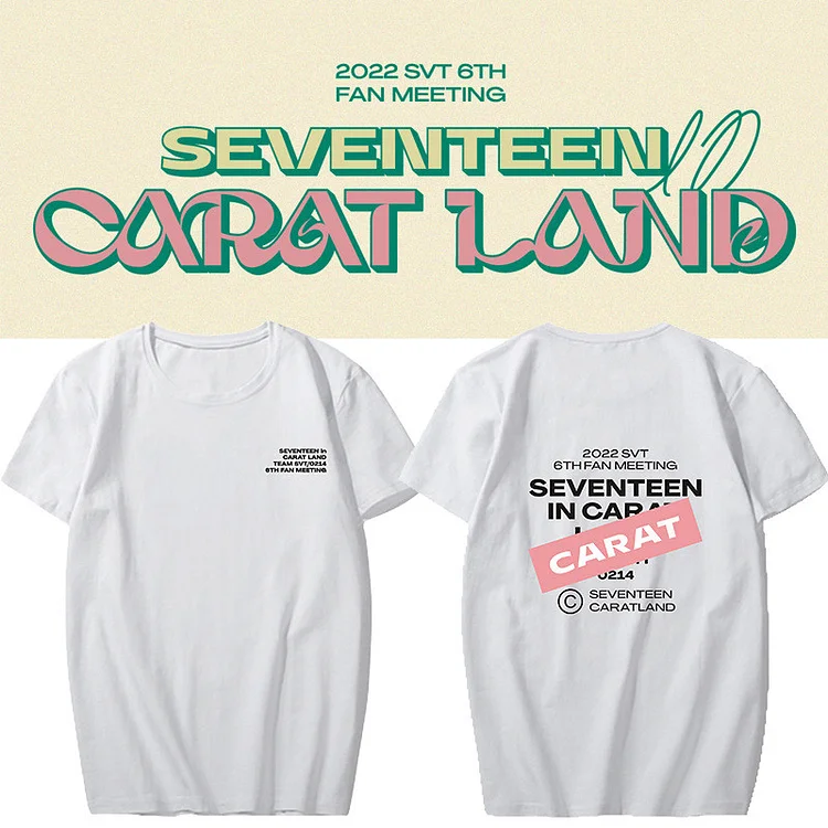 SEVENTEEN 2022 In CARAT LAND T-shirt