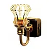 Vintage Night Lights Plug Into Wall USB Powered Plug in Night Light Flower LED Nightlight for Adults Bedroom Bathroom Hallway