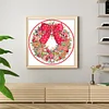 Christmas Wreath - 11CT Stamped Cross Stitch - 40*40cm - Xmas