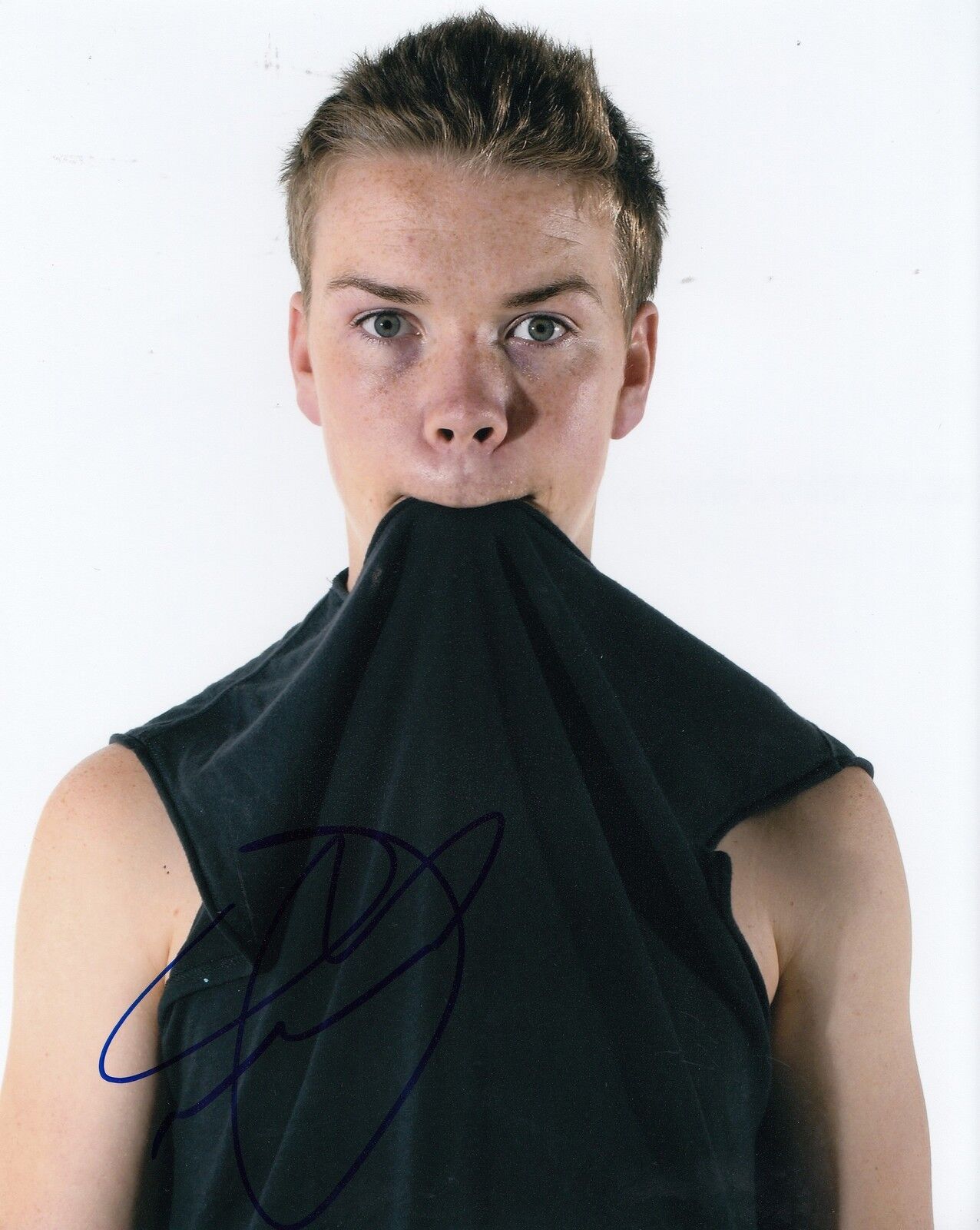 WILL POULTER signed (THE REVENANT) MOVIE 8x10 Photo Poster painting *DETROIT* W/COA