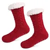 Autumn And Winter Plus Velvet Warm Christmas Socks