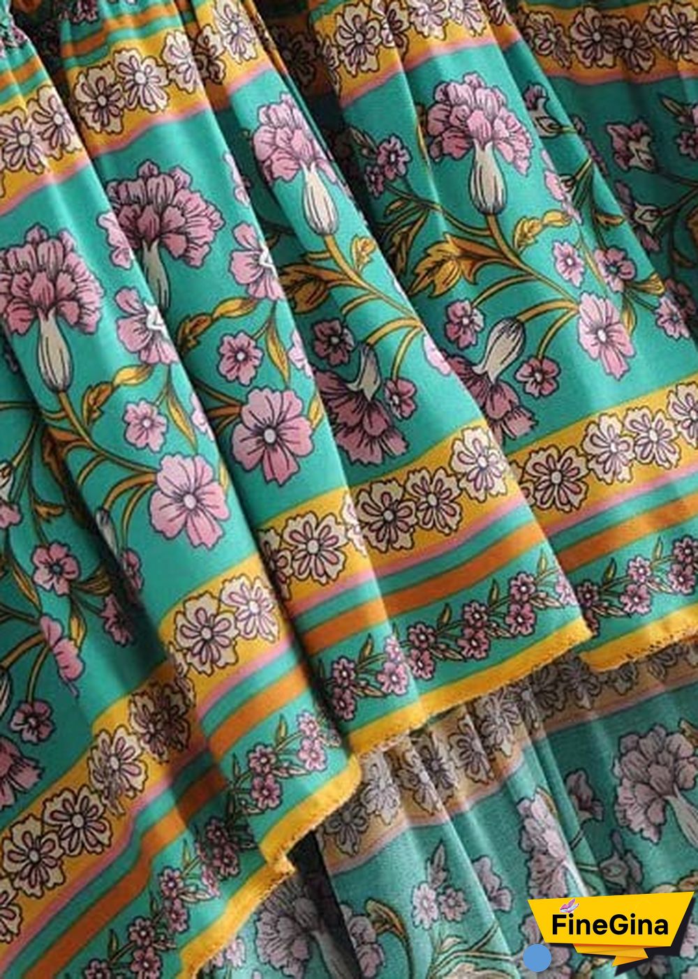 Boho Skirts in Rose Pink Aurelia For Women