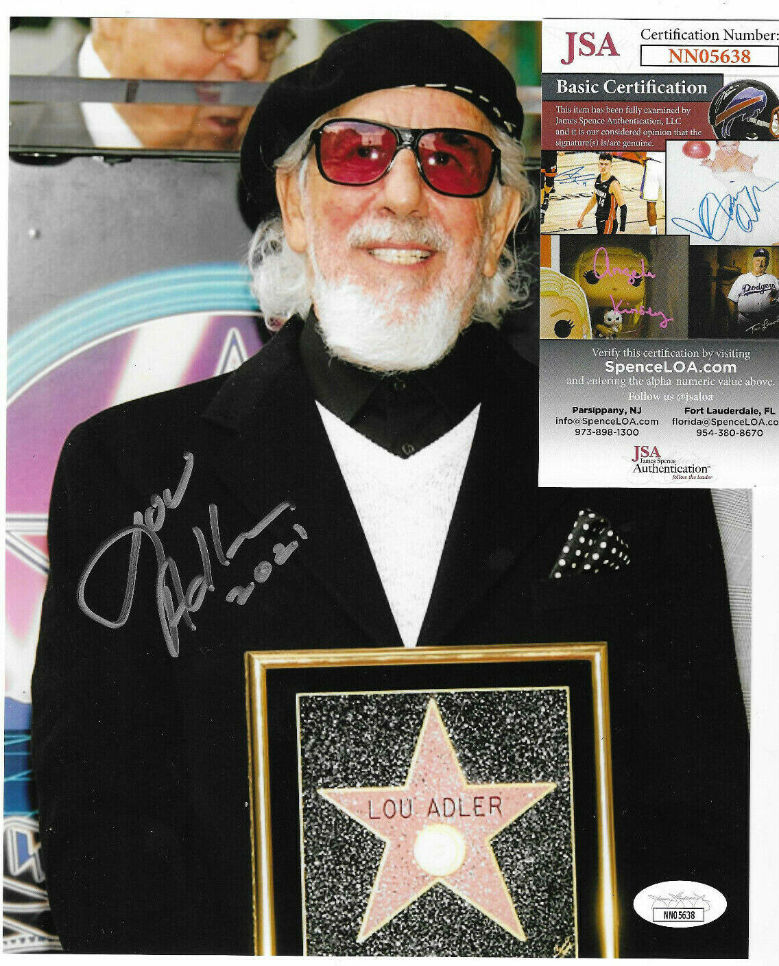 Lou Adler Authentic Signed 8x10 Photo Poster painting Autograph, Producer, Walk of Fame, JSA COA